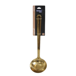 Concha inox 32,5cm dourada ref co0537536 Euroquadros Fratelli