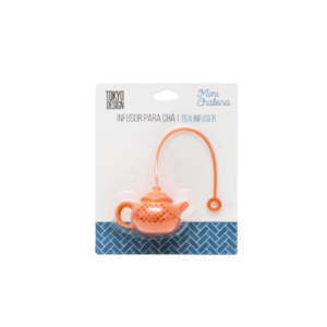 Infusor p/ cha 06x17,5cm chaleira silicone ref ud0015 Multiart