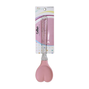 Colher de silicone 24,5cm coracao ref 898338 Fu xing
