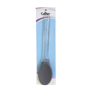 Colher de silicone 24,5cm cabo plastico ref cz19235 Fu Xing
