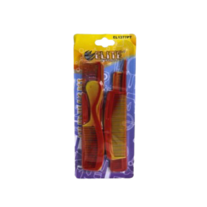 Kit c/ 06 pentes p/cabelo ref el1377 Elite