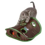 Brinquedo pet toca caca p gato 31cm poliester cb2245 C3B Comercio