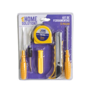Kit c/ 05 ferramentas plastico pp 22cm ref cb2484 C3B Comercio