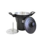 Cuscuzeira n 14 craqueado ref 2112 Aluminio Panebril