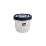 Pote 720ml redondo c/ tampa rosca ref 5561 Plasutil