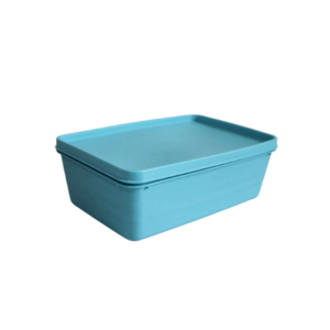 Pote 1,4 lts retangular color ref 7150 Alves Plastic