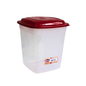 Pote quadrado 3,75 lts alto plastico ref pqa 40 Giplas