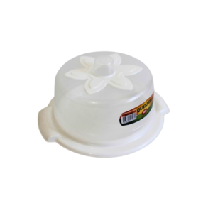 Queijeira redonda branca  ref 464 MB Plast