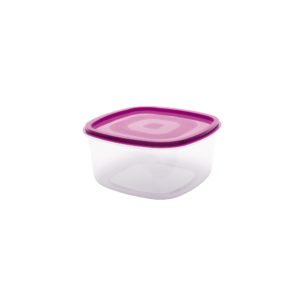 Pote quadrado liso 0.7 lts lilas ref 26ls Maxima Plastic