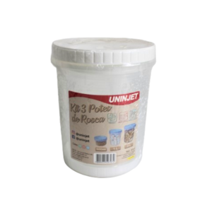 Kit c/ 03 potes de rosca ref 0707 Uninjet