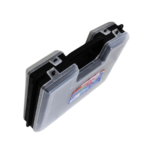 Estojo organizador 28,5x21,5cm duplo ferramentas 25393pi Toyplast