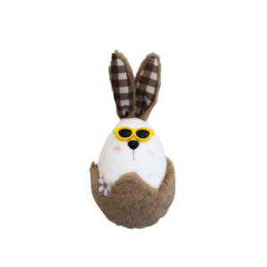 Enfeite pascoa 16cm pendurar coelho 9221 Fertin CP Importacao