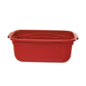 Bacia 11 lts tacho retangular sem tampa ref 6647 Inplast