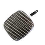 Bistequeira teflon preta estampada ref 3659 Over do Brasil