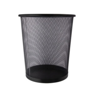 Lixeira redonda de metal 24x26cm telado ref ck5962 Clink