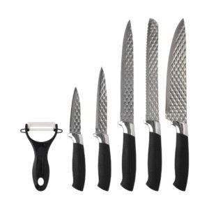 Conjunto c/ 05 facas + descascador linha chef inox ck6063 Clink