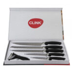Conjunto c/ 05 facas + descascador linha chef inox ck6063 Clink