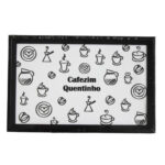 Bandeja 18,8x28,8cm retangular fundo forrada tecido 2957 FWB