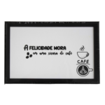 Bandeja 18,8x28,8cm retangular fundo forrada tecido 2957 FWB