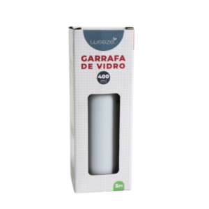 Garrafa 400 ml vidro color desenhos ref cb3547 C3B Comercio