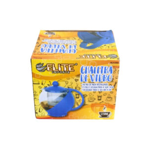 Chaleira bola 1250ml vidro cha c/ infusor ref rj1302 Elite