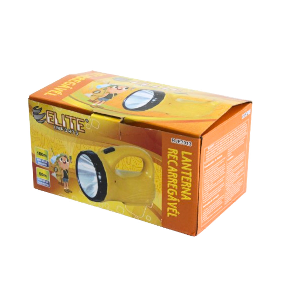 Produto Lanterna 01 led manual recarregavel ref rj7013 Elite Imports