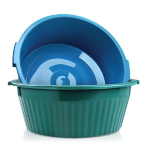 Bacia 32 lts canelada redonda color ref ba32pi Toyplast