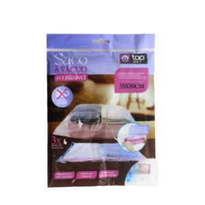 Saco 35x50 p/ embalar a vacuo reutilizavel ref top0992 D L Festas