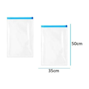 Saco 35×50 p/ embalar a vacuo reutilizavel ref top0992 D L Festas