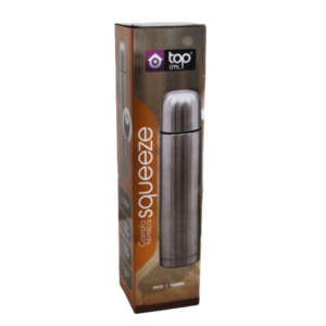 Garrafa termica 1000 ml squeeze inox ref top1107 D L Festas