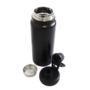 Garrafa 600ml squeeze termica inox c/ infusor 15206 Inga Import