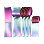 Conjunto c/ 24 talheres furtacor c/ suporte inox ref 6998 Ke Home