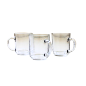 Jogo c/ 03 canecas 175 ml vidro rayan ref 2019 Engels
