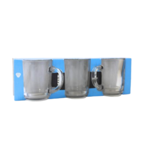 Jogo c/ 03 canecas 175 ml vidro rayan ref 2019 Engels