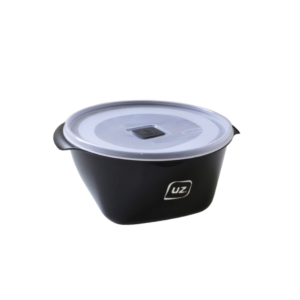 Pote 2,0 lts redondo premium c/ tampa preto ref 204-pr UZ.