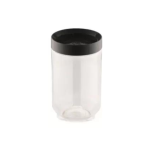 Pote 900ml organizador conecta c/ tampa preto ref 403-pr UZ.