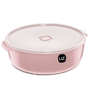 Produto Pote 5,0 lts redondo premium c/ tampa rosa ref 211-ros UZ.