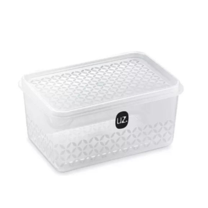 Produto Pote 3,0 lt retangular multiuso c/ tampa transparente 398-tr UZ.