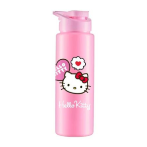 Garrafa 750 ml squeeze rosa hello kitty ref 1010 Bandeirante