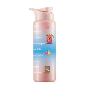 Garrafa 750 ml squeeze rosa day urso ref 1119 Bandeirante
