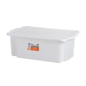 Caixa 15 lts multiuso 46,6x27,5x16,5cm c/ tampa 3754 Rischioto