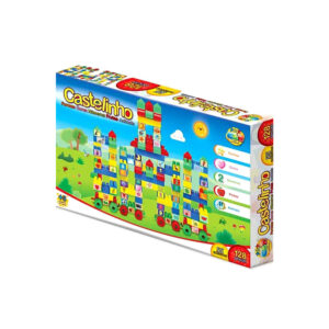 Blocos de montar castelinho c/ 128 pcs ref 378 GGBplast