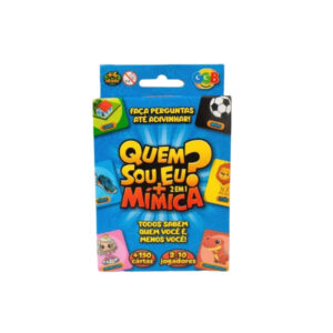 Jogo c/ 150 cartas quem sou eu + mimicas ref 1058 GGBplast