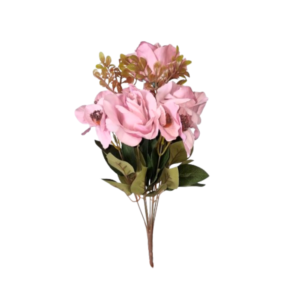 Buque c/ 09 galhos de rosas e orquideas ref 4313 SMO Import