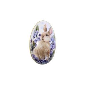 Porta doces 11x7cm ovo classico metal ref pas0116 Multiart