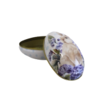 Porta doces 11x7cm ovo classico metal ref pas0116 Multiart