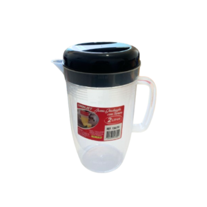 Jarra 2,0 lts c/ tampa preta plastico ref 1304 Uninjet