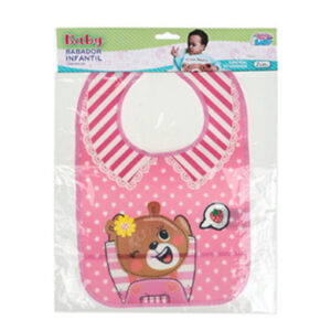 Babador infantil com bolso ref zu781 Zein