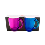 Jogo c/ 02 canecas 350 ml vidro color verona ref ck1666 Clink