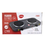 Fogão eletrico portatil de mesa 02 bocas 220V ref ck6628 Clink